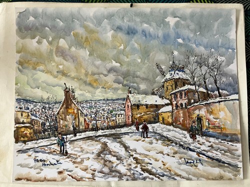 Aquarelle robert p - aquarelle, l