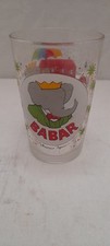 Ancien verre amora à moutarde Babar 