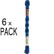 6x DMC Fil perlé épaisseur