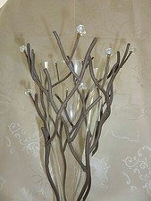 Grand vase verre et fer forgé - Pièce unique fait main - Artisanat d'Art