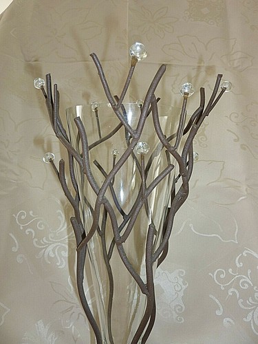 Grand vase verre fer - vase,