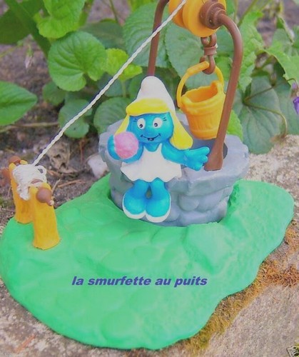 Lot puits schtroumpf - lot,