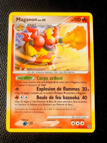 Carte pokemon maganon - carte,