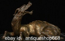 Statue de la bête unicorne de