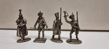 MHSP Lot De 4 Soldats En Plomb