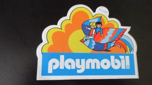 Sticker vintage playmobil - sticker,
