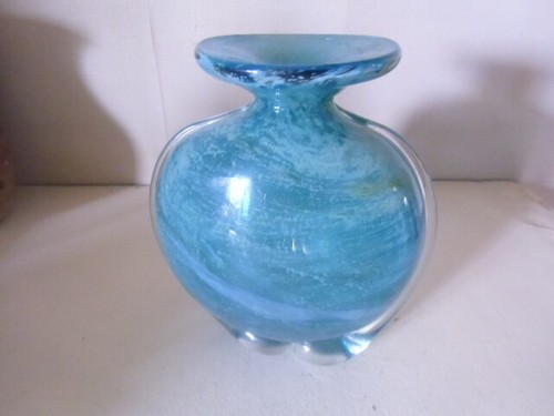 Vase verre soufflé malte - en,
