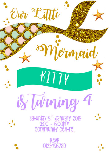 Invitations fête - , de