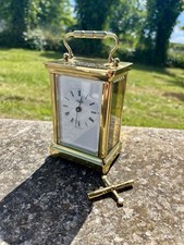 Vintage Horloge Pendule D’officier Pendulette Angélus Mécanique Clock Réveil