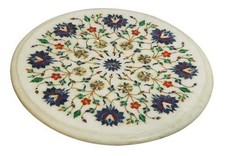 18 " Rond Marbre Table Top