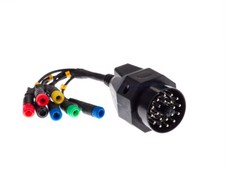 Bosch Kts BMW 20Pin OBD1 OBD2 Câble Adaptateur Sur 7 Fiche Banane Neuf
