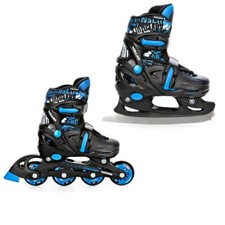 Roller en ligne Nollan + patin à glace Enfant Mixte taille ajustable Croxer