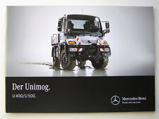 Catalogue, brochure, camion, truck, Mercedes Benz Unimog U 400 500,2013 Allemand