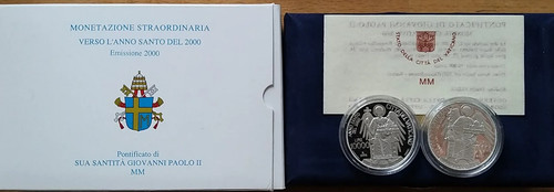 Vatikan 10000 lire 2000 - 2x,