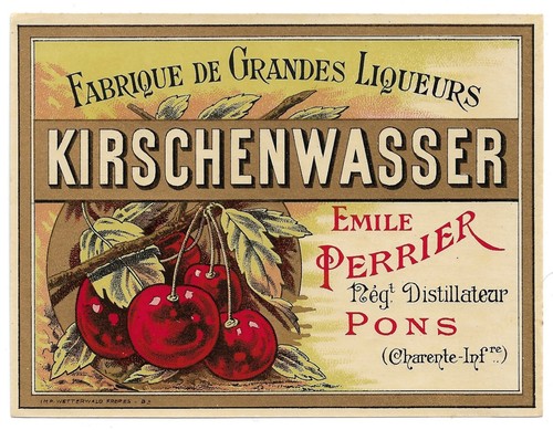 Etiquette kirsch - de,