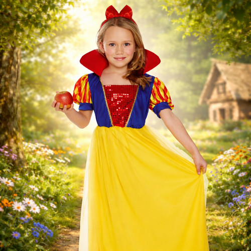 Filles blanche neige costume - filles,