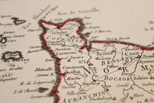 1763 Map Carte géographie