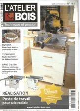 L'ATELIER DU BOIS N°163 POSE D'UNE FENETRE OVALE DS MUR / REG. TABLES DEGAUCHISS