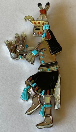 Signed zuni sterling silver - zuni,