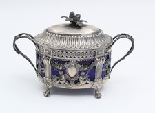 Sucrier Louis XVI en Argent Massif  poincon Fermiers Généraux 18 ème