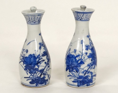 Paire petits vases pots