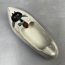 Italie : Petit cendrier chaussure céramique italienne vintage, à identifier