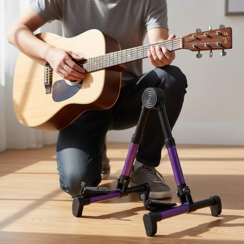Support guitare pliable - support,