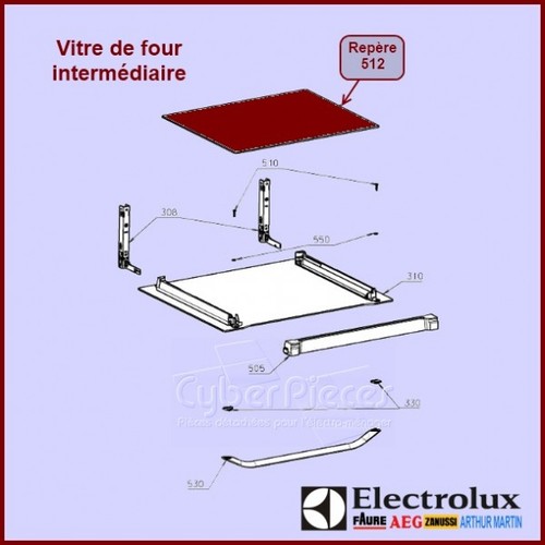 Vitre four intermédiaire - vitre,