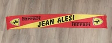 RARE / ECHARPE : FERRARI FORMULE 1 F1 SCUDERIA / SCARF jean alesi 