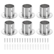 6 pièces douilles acier inox