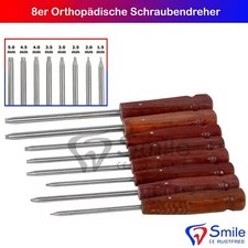 8 Pièces Tournevis Orthopédique Chirurgie Os Tournevis À Os Ortho