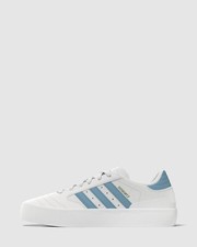 HQ2022 Adidas Busenitz Vulc 2 blanc/bleu chaussures de sport pour hommes chau...