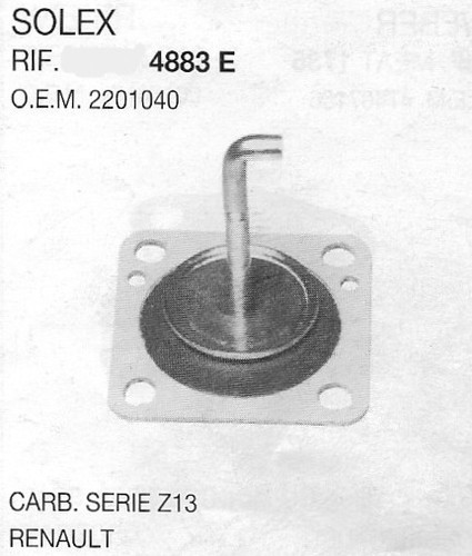 Membrane starter dénoyage - membrane,