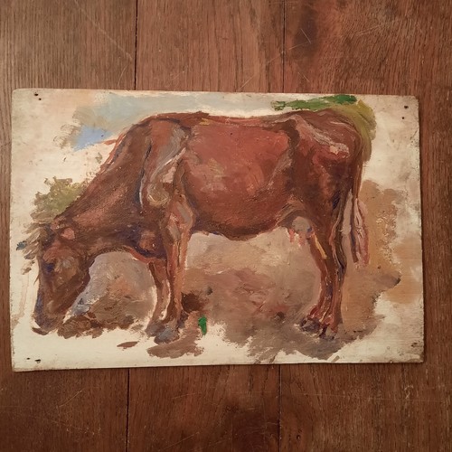 Huile bois tableau - huile,