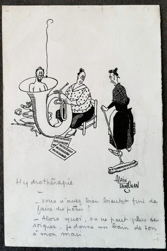 Dessin original alain - original,