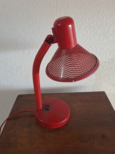 Vintage lampe rouge design