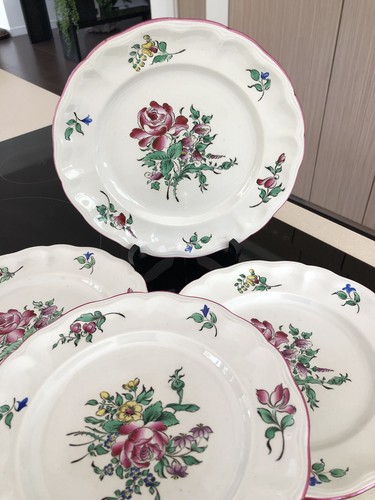 Assiettes plates luneville - assiettes,