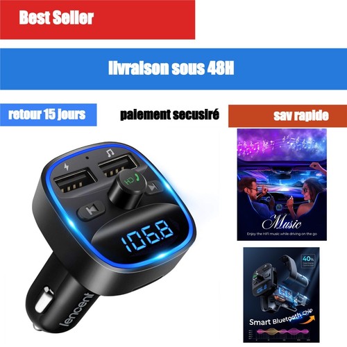Transmetteur bluetooth - transmetteur, fm