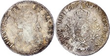 Ecu Louis XVI aux branches