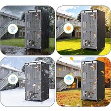 Housse de Maison pour Chat Extérieur avec Cordon Adaptée pour Clôture pour An