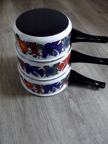 Lot casseroles émaillée - 3,