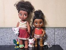 LOT POUPEE DISNEY ANIMATOR VAIANA MOANA SIMEA ANIMATORS COLLECTION BEBE 39.32 CM