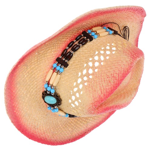 Chapeau cowboy paille - de,