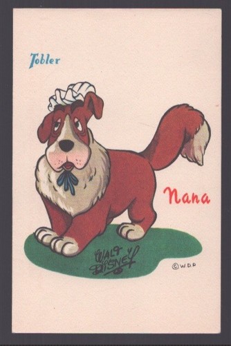 Carte postale peter pan nana - peter,