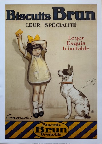 Biscuits brun affiche - -,