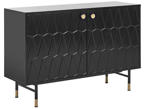 Commode noire moderne pour - noire,