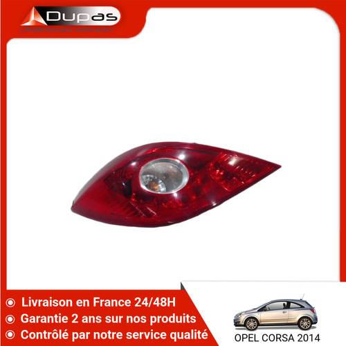 Feu arriere gauche - arriere,