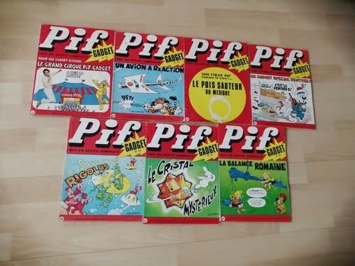 Lot pif gadget 123 - 7, bd