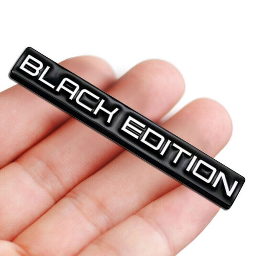 Black edition logo car - black,