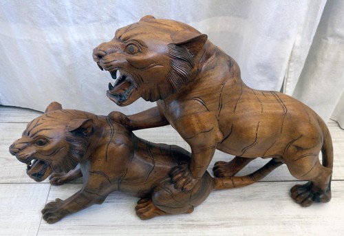 Grande sculpture bois - sculpture, en